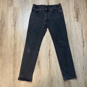 Levis 541 Jeans Mens 33x34 Black Athletic Straight Fits 32x29